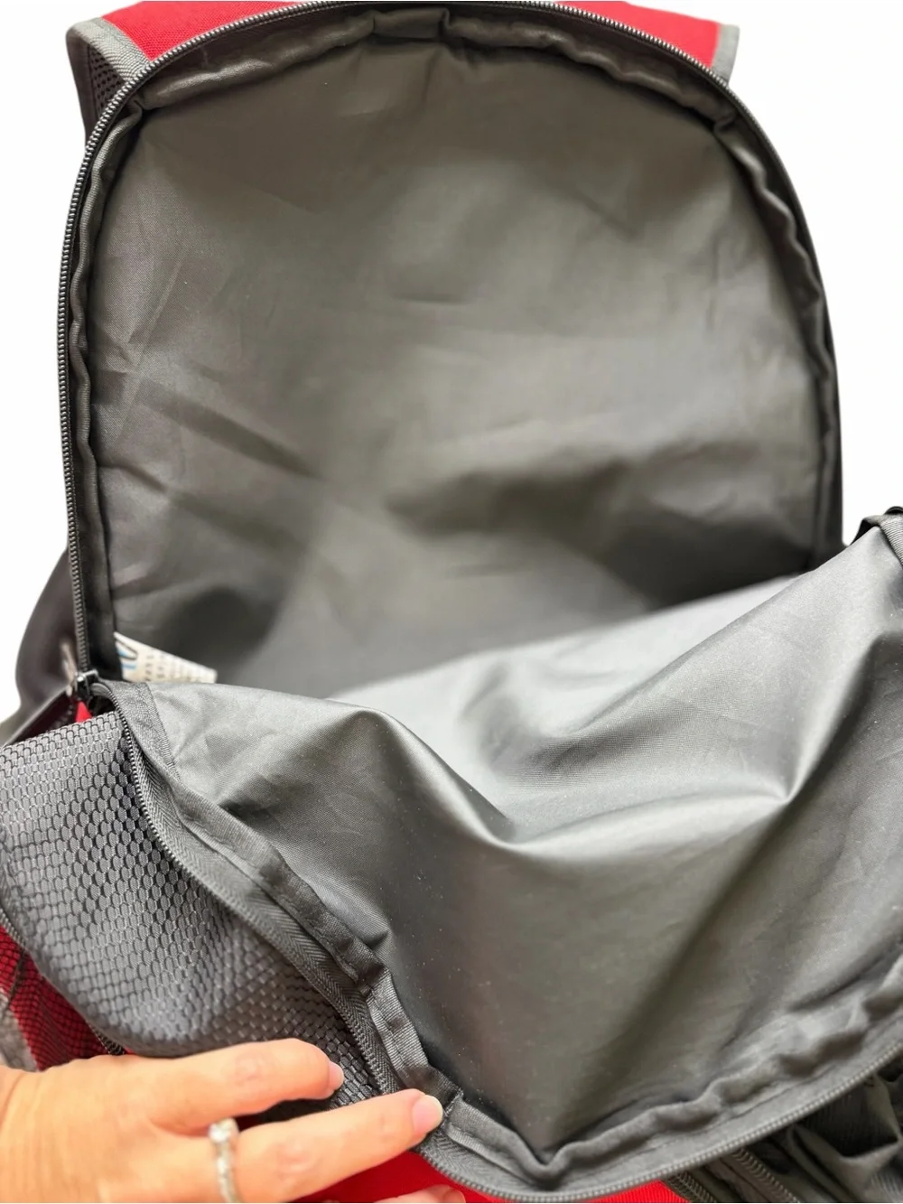Varsity Red and Black Kids Backpack